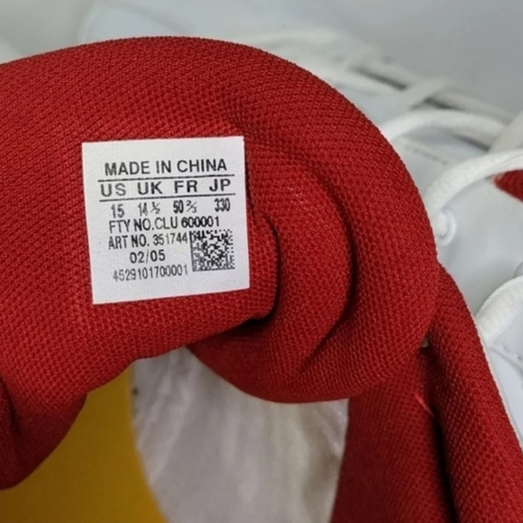 💰NWOT! ADIDAS ▪︎ MEN'S RED AND WHITE FOOTBALL CLEATS ▪︎ SIZE 15 - Picture 12 of 12